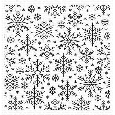 My Favorite Things Rubber Stamp - Snowflake Flurry